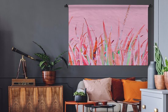 Tapisserie - Tapisserie - Été - Plantes - Pastel - 120x90 cm - Tapisserie