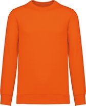 Sweatshirt Unisexe XS Kariban Col rond Manches longues Orange 50% Katoen, 50% Polyester