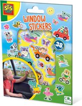 SES - Raamstickers - 38 herbruikbare raamstickers - vakantie thema