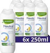Neutral Baby Bad & Wasgel - 0% - bevat 0% parfum, 0% kleurstoffen en 100% biologisch afbreekbare ingrediënten - 6 x 250 ml
