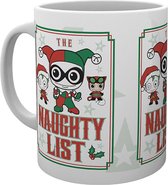 DC Comics: Harley Quinn Naughty List Christmas Mug