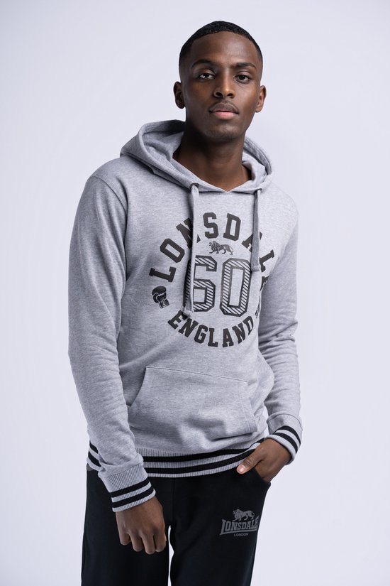 Lonsdale Heren sweatshirt met capuchon slim fit MAMHEAD