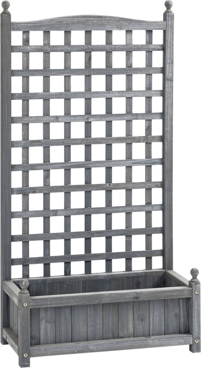 Plantenbakken voor buiten- Plantenbak - Plantenpot - Bloembak - Plantenrek - Bloemen - Planten - Decoratie tuin 64 x 28 x 120 cm