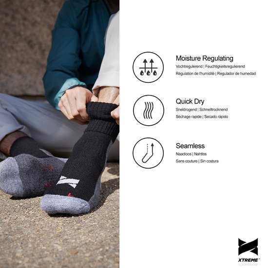 Xtreme Chaussettes de marche Extra Chaud 1 Paire Multi Blue