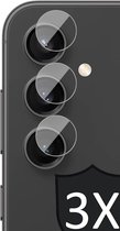Camera Screenprotector geschikt voor Samsung Galaxy A35 - 3x Glas Screen Protector