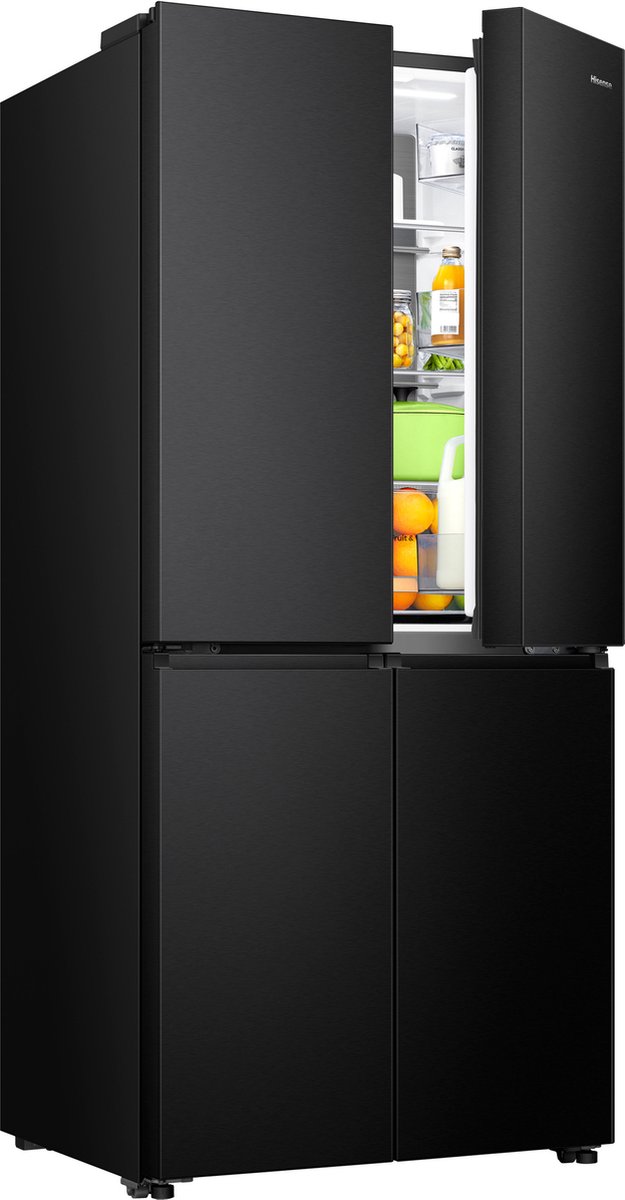 Hisense RQ5P470SAFE - Cross-door koel-vriescombinatie - My Fresh Choice - Metal-Tech Cooling - Dual-Tech Cooling - Inhoud 483 Liter - Zwart — afbeelding 5