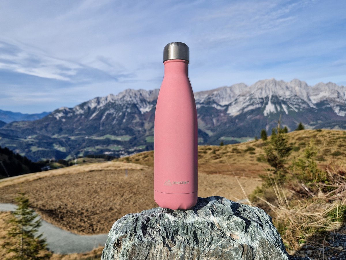 Descent - RVS - Waterfles - Thermosfles - Geisoleerd - Warm - Koud