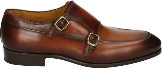 Foto: Magnanni 24793 gespschoenenheren veterschoennette herenschoenen kleur cognac maat 42