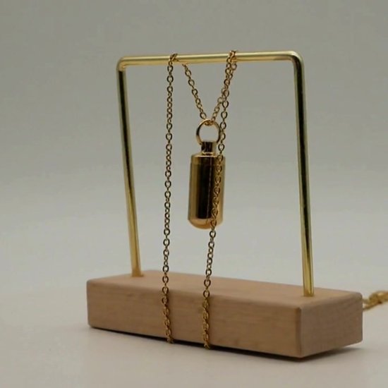 Crematie Urn Ketting As Houder Memorial Keepsake Hanger & Sieraden