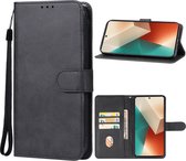 Zwart agenda book case hoesje - Xiaomi Redmi Note 13 4G