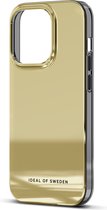 iDeal of Sweden Hoesje Geschikt voor iPhone 14 Pro Hoesje - iDeal of Sweden Mirror Case - goud