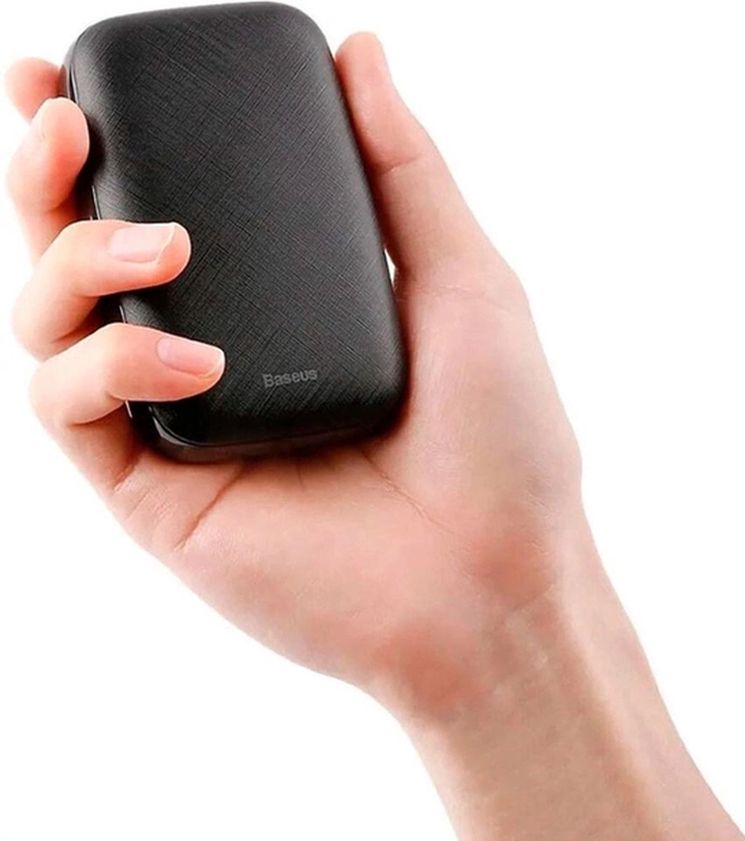 DrPhone SwiftCharge - Nood 10000 mAh powerbank – Draagbare Powerbank - Ingebouwde Beveiliging - Smartphone / Horloge lader - Zwart — cadeau in Gadgets - foto 5