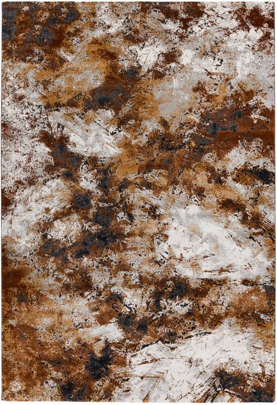 Lalee Pablo | Modern Vloerkleed Laagpolig | Terra | Tapijt | Karpet | Nieuwe Collectie 2024 | Hoogwaardige Kwaliteit | 120x170 cm