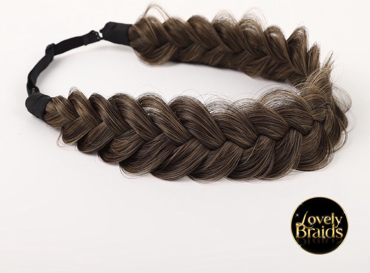 Lovely braids - frozen brownie - hair braids - messy - haarband - infinity braids - Haarvlecht band - fashion - diadeem - festival look - festival hair - hair braid - hair fashion - haarmode