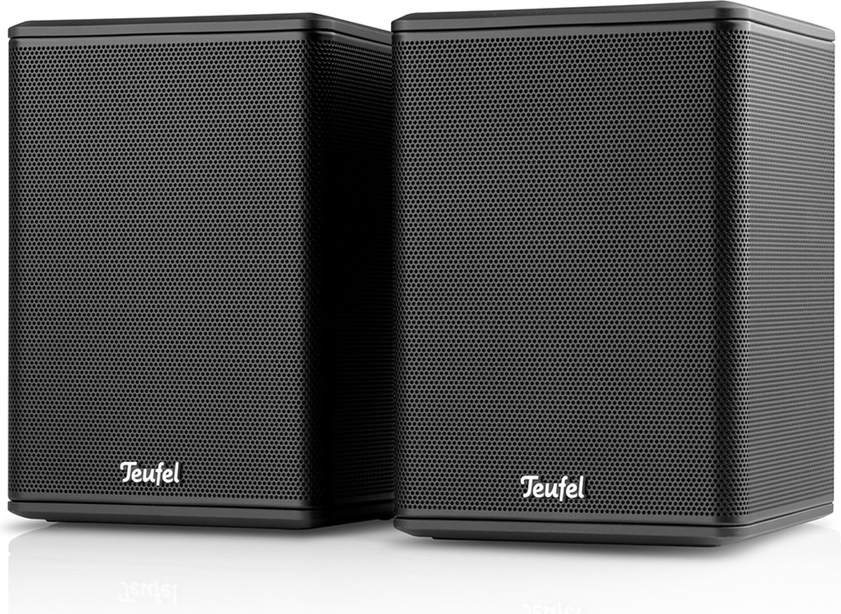 Teufel EFFEKT 2 - Draadloze, actieve rearspeakers, 2-kanaals systeem Zwart