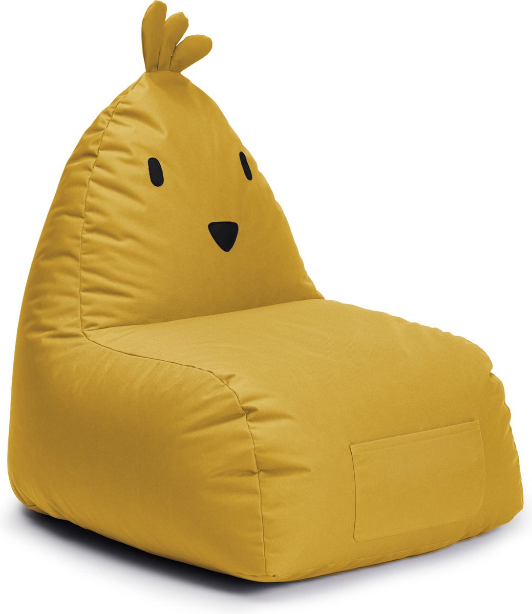 Lumaland Animal Line Chick kinderzitzak - mosterdgeel
