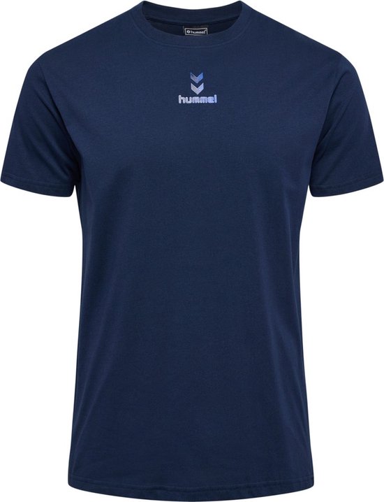 Hummel T-Shirt Hmlactive Chevrons Co Tee S/S Dress Blues-S