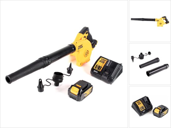 DeWalt accubladblazer set met accessoires.