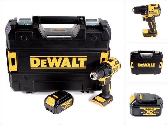 DeWalt DCD 708 NT accuboormachine 18 V Li-Ion Brushless in TSTAK-box + 1 x 4,0 Ah accu - zonder oplader