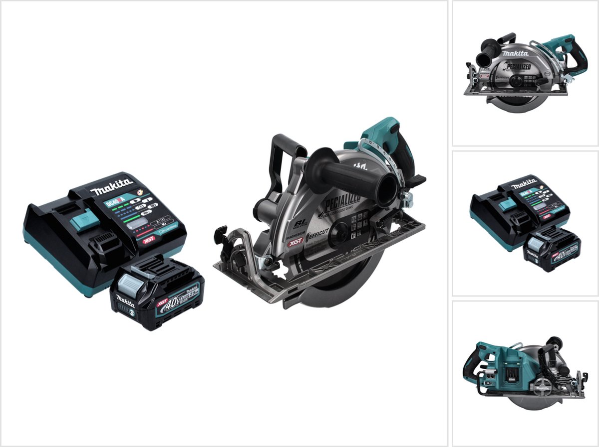 Makita RS 002 GD1 Accu-cirkelzaag 40 V max. 260 mm borstelloos + 1x oplaadbare accu 2,5 Ah + lader