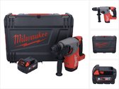 Milwaukee M18 ONEFHX-501X Snoerloze combihamer 18 V 2,5 J SDS-Plus Brushless + 1x oplaadbare accu 5.0 Ah + HD box - zonder lader
