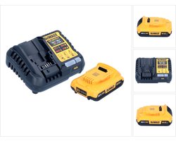DeWalt DCB 1104 D1 accustarterset 18 V / 18 V 1x accu 2.0 Ah + DCB 1104 lader
