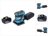 Makita DBO 481 M1 Accuschuurmachine 18 V 112 x 102 mm + 1x accu 4.0 Ah - zonder lader