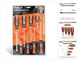 Omslag van WC-SD8 Magnetische Schroevendraaierset | 8-delig