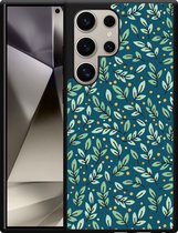 Cazy Hardcase Hoesje geschikt voor Samsung Galaxy S24 Ultra Blaadjespatroon
