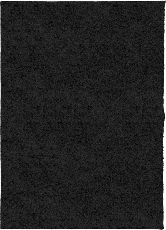 vidaXL - Vloerkleed - PAMPLONA - shaggy - hoogpolig - modern - 240x340 - cm - zwart