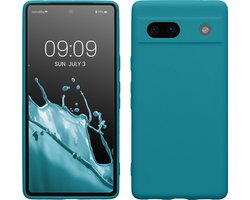 kwmobile telefoonhoesje geschikt voor Google Pixel 7a - Hoesje voor smartphone - Precisie camera uitsnede - In mat petrol