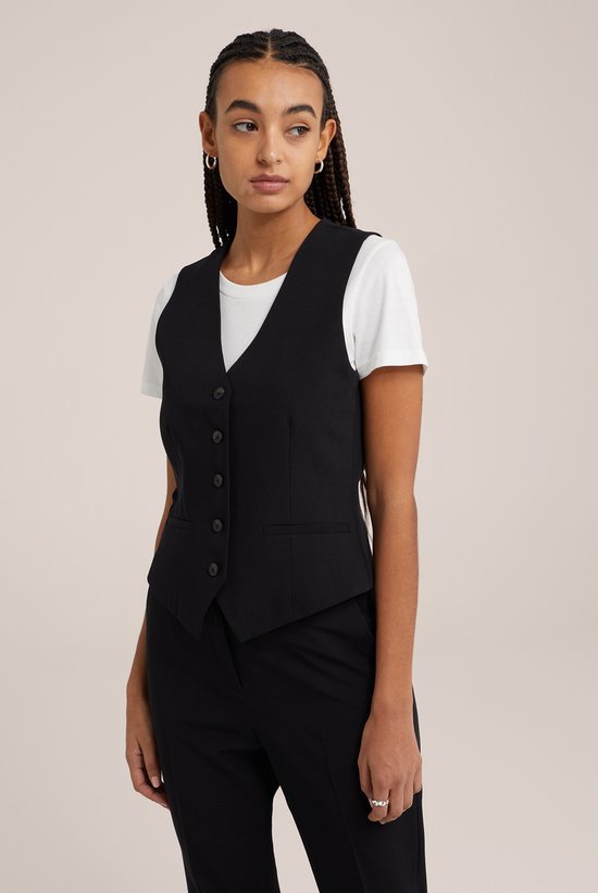 WE Fashion Dames getailleerde gilet bol