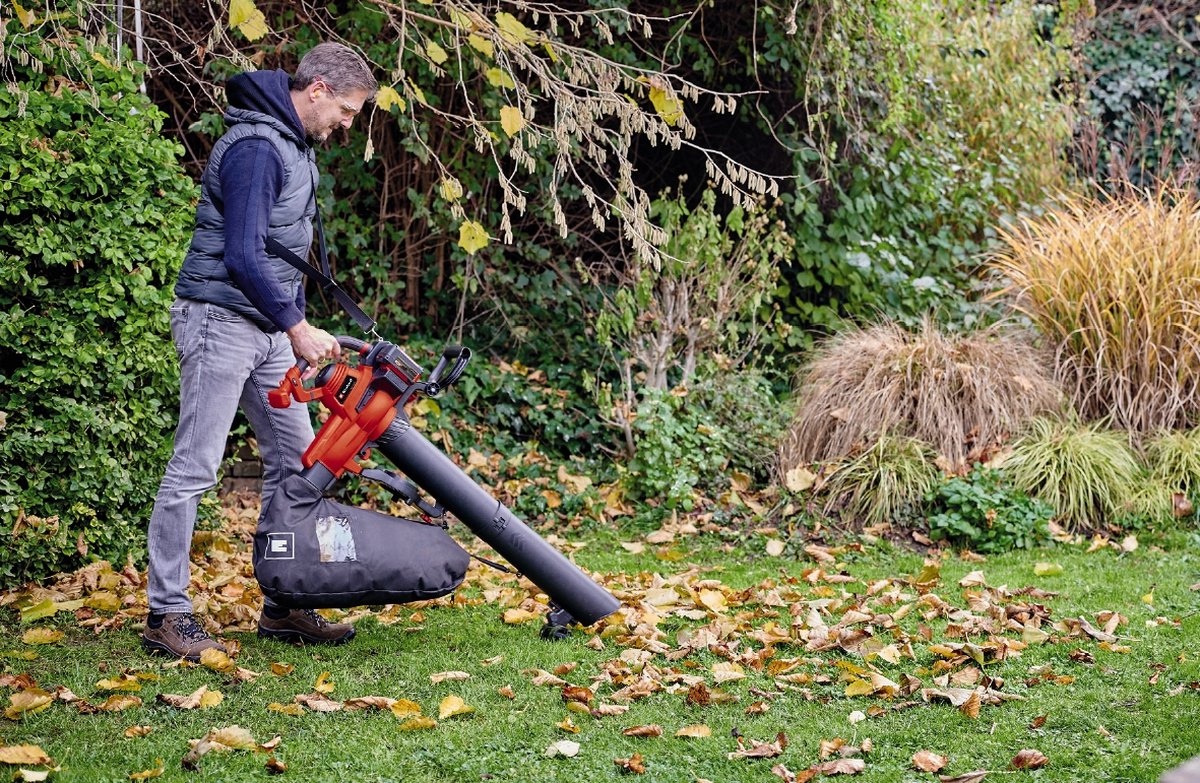 Einhell Accu Bladblazer-/zuiger GE-CL 36/230 Li E Solo - Power X-Change- 36 V/Li-ion - Blaas-/zuigfunctie - Blaassnelheid: 230 km/h - Turboschakelaar - Incl. zuigbuis + blaasbuis - Excl. accu en lader – foto 6