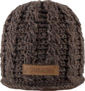Shakaloha Gebreide Wollen Muts Heren & Dames Beanie Hat van schapenwol met polyester fleece voering - Bibb Beanie LBrown Unisex - One Size Wintermuts