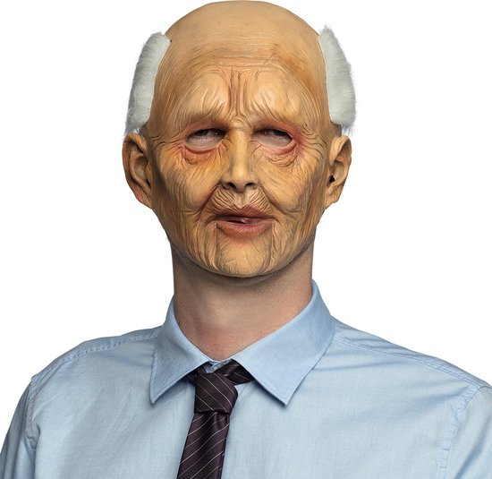 Boland - Latex masker Oude man - Volwassenen - Professor -