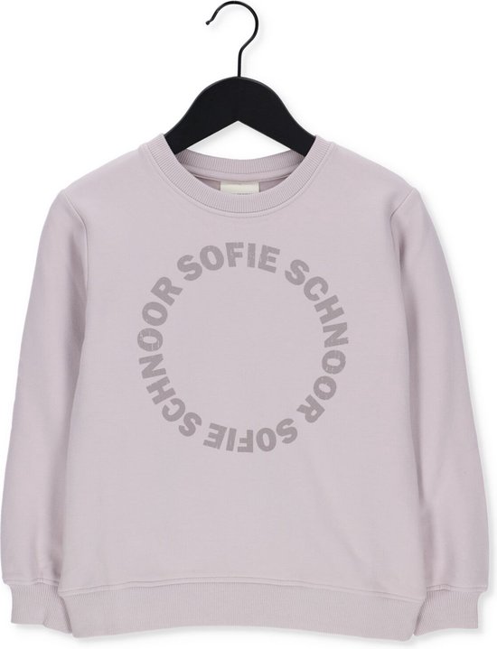 Sofie Schnoor G223230 Truien & Vesten Meisjes - Sweater - Hoodie - Vest- Lila - Maat 128