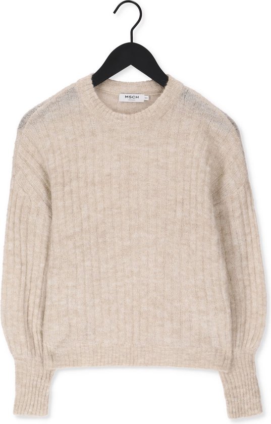 MSCH Copenhagen Cheanna Alpaca Rib Pullover Truien & vesten - Beige