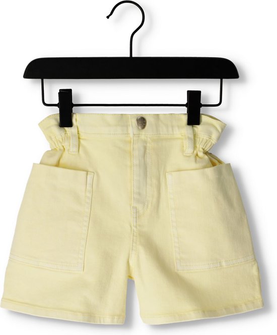 IKKS Short Denim Jeans Filles - Pantalon - Jaune - Taille 128