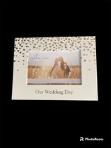 Bewaarbox huwelijk trouwen keepsakes our wedding day gouden en zilveren hartjes van Amore by Juliana