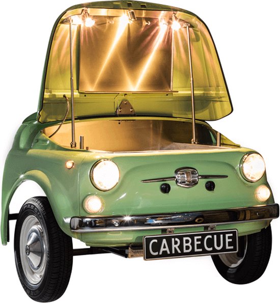 CARBECUE Grill - Fiat 500 - Vaalgroen - CARBECUE