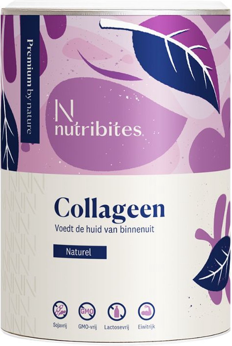 Goedkoopste Nutribites Collageen - Met Hyaluronzuur én Vitamine C - Voedt de huid van binnenuit - 360g