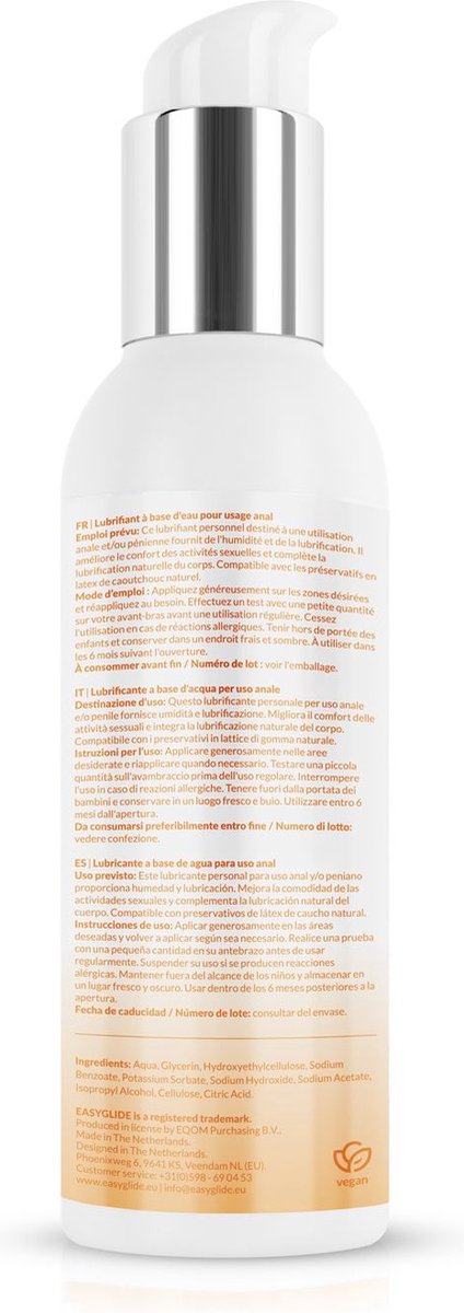 Goedkoopste EasyGlide - Sensitive Waterbasis Glijmiddel Anaal - 150 ml