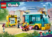 LEGO® Friends Heartlake City Bus 41759 bouw- en speelset; creatief plezier voor kinderen vanaf 7 jaar; inclusief een bouwbare bus, bushalte en 3 personages; leuk cadeau voor kinderen die van rollenspel houden (480 onderdelen)