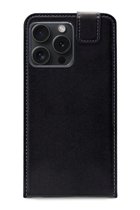 Mobilize Classic Gelly Telefoonhoesje geschikt voor Apple iPhone 15 Pro Hoesje Flipcase - Zwart