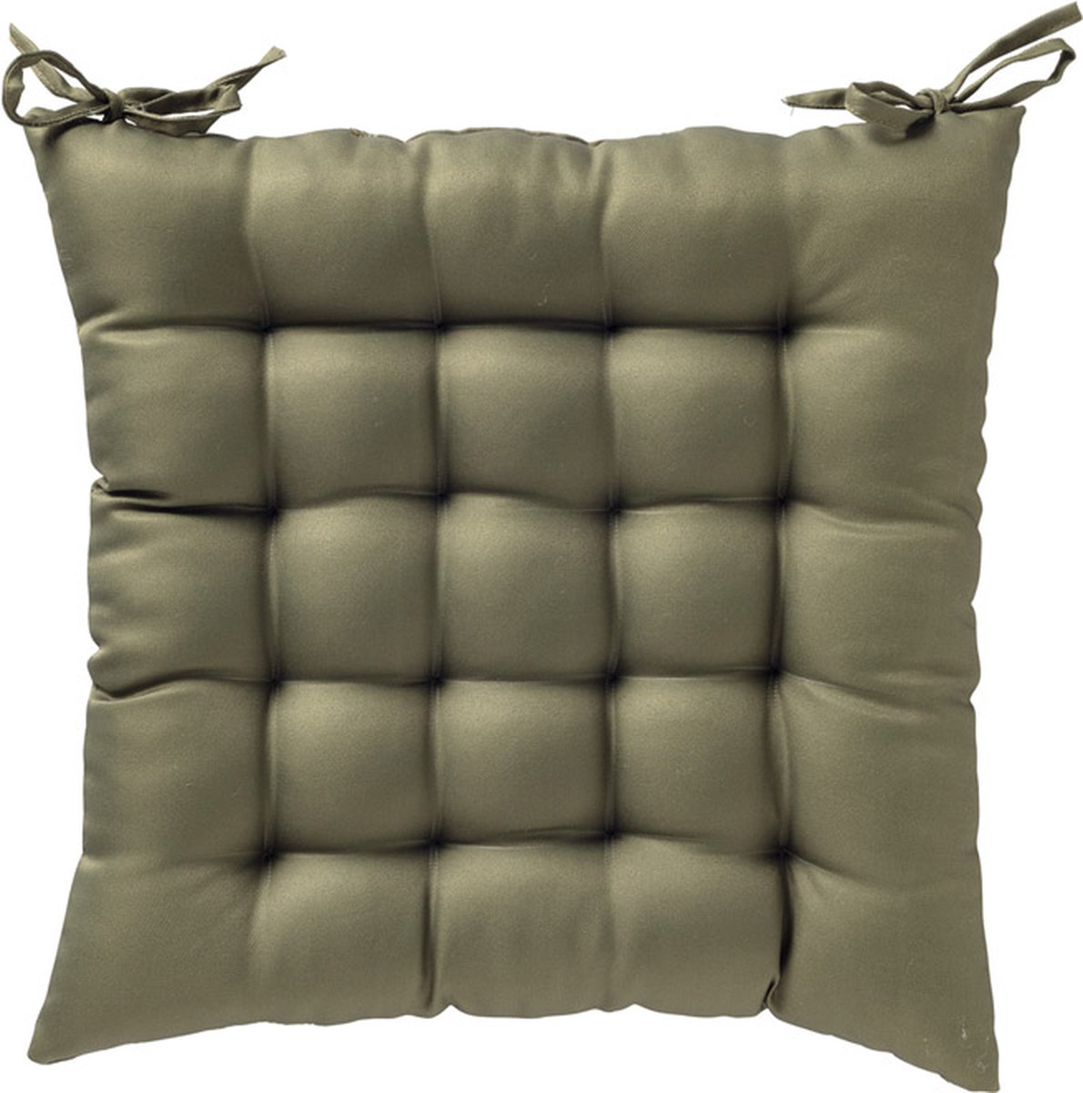 SONNY - stoelkussen 40x40 cm - outdoor matraskussen - Olive Branch - groen