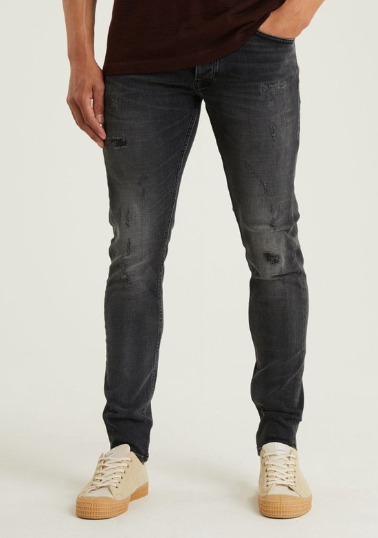 Chasin' Jeans Slim-fit jeans EGO Morrow Zwart Maat W28L32