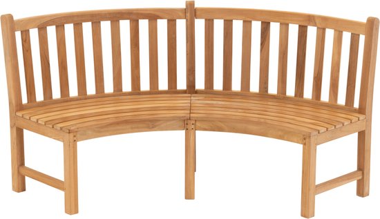 Outdoor Living - Canapé teak rond 200cm