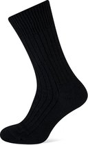 Hertex wollen sokken - gebreide sokken - 50% Wol - 46 - Zwart