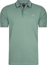 Mario Russo Polo shirt Edward - Polo Shirt Heren - Poloshirts heren - Katoen - L - Mid Groen