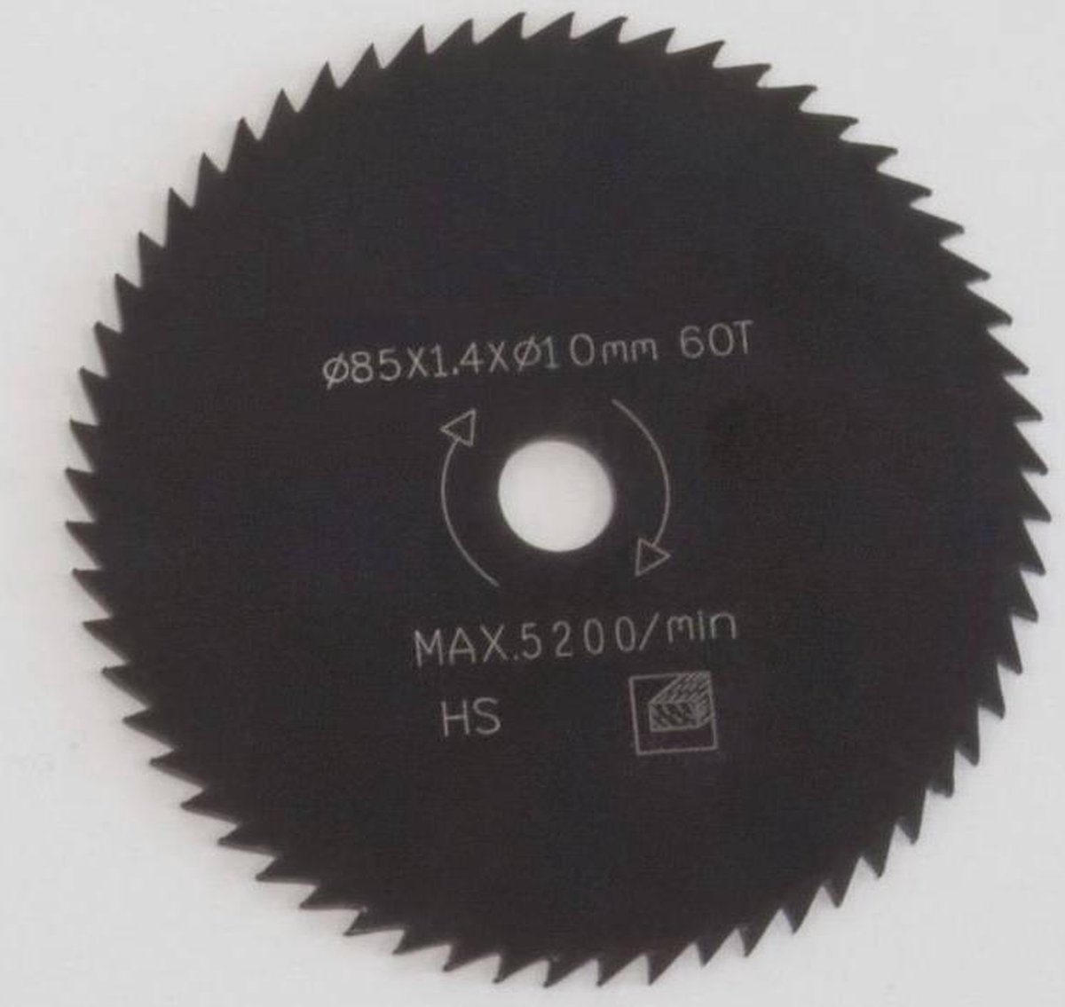 HSS zaagblad Ø 85 mm. 60 Tanden 2 stuks MAXX SAW & XXL SPEED SAW